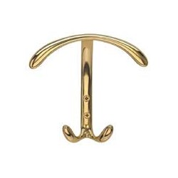 Porte chapeaux et porte manteaux classique or