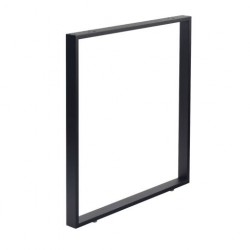 Pied de table rectangulaire noir
