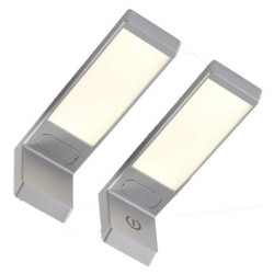 Kit spot LED d'angle en ABS 2 spots
