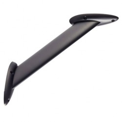 Console de bar inclinée pour tablette bois noir mat