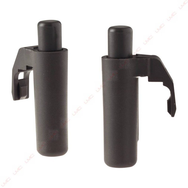 Amortisseur de penderie double noir Amortisseur de penderie double noir