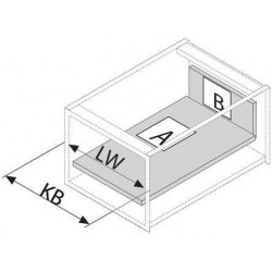 Tiroir hauteur K TANDEMBOX