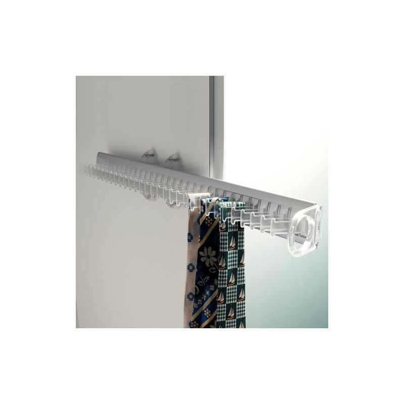 Porte cravates coulissant pour 32 cravates Porte cravates coulissant pour 32 cravates