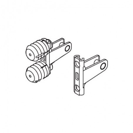 Attache façade de tiroir LÉGRABOX hauteur N