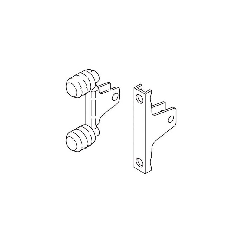 Attache façade pour tiroir LÉGRABOX Attache façade pour tiroir LÉGRABOX