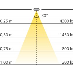 Spot à LED orientable