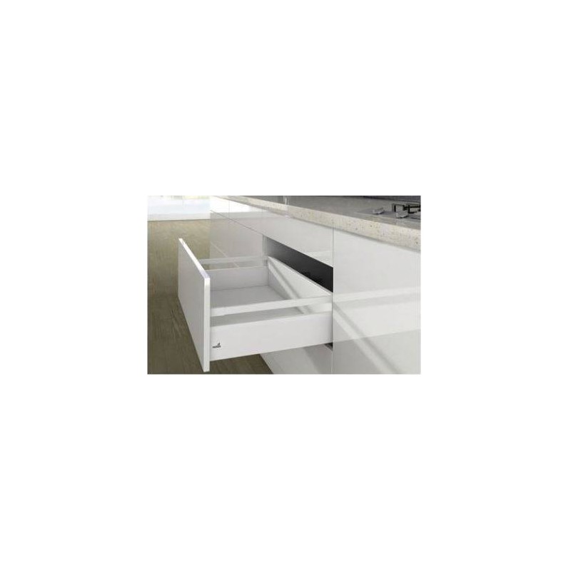 Kit tiroir à casseroles avec côtés de tiroir 126mm blanc Kit tiroir à casseroles avec côtés de tiroir 126mm blanc