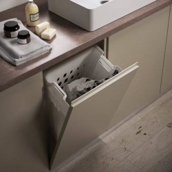 Panier à linge pour porte à battant