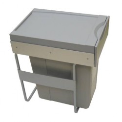 Poubelle monobac 42L vu de côté