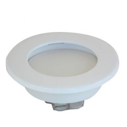 Interrupteur rond 250V blanc