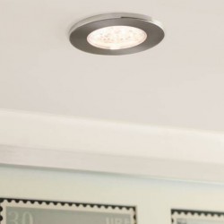 Kit 2 spots LED 1.7W avec réhausse et convertisseur