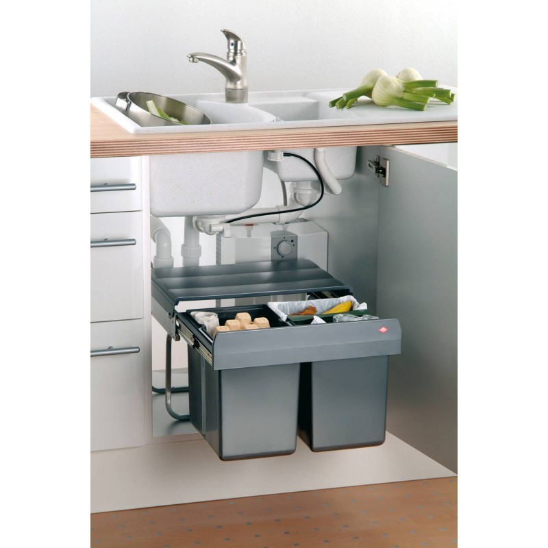 Poubelle coulissante 30 Litres - Accessoires cuisines